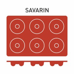 PUJADAS P850012 MOLDE SILICONA SAVARIN 6 UNID