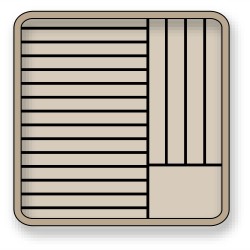 PUJADAS P19126 CESTA CON REJILLA DE 19 PLATOS DIAMETRO PLATOS 23-28 CM