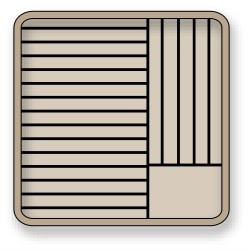 PUJADAS P20115 CESTA CON REJILLA DE 20 PLATOS DIAMETRO PLATOS 25-28 CM