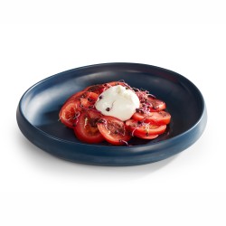 Plato presentación melamina Azul "Depp Blue". Dimensiones: 30X28,5 cm, altura 4,5 cm. PUJADAS P22332 (1 unidad)