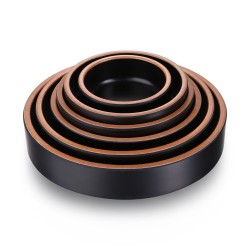 Plato para tapas small de melamina "Terracota clara". Dimensiones: Ø 10,5 cm, altura 3,5 cm. PUJADAS P22710 (1 unidad)