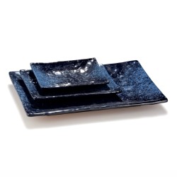 Bandeja rectangular de melamina decorado "Elegance". Dimensiones: 35x25 cm, altura 4 cm. PUJADAS P22782 (1 unidad)