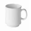 Taza mug aplilable melamina Blanco "Complet". Dimensiones: Ø 7,5 cm, altura: 10 cm. Capacidad: 30 cl. PUJADAS P22118 (12 unidade