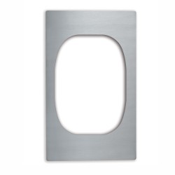 PUJADAS 8242714 PLANTILLA BATERIA 1OVAL INOX