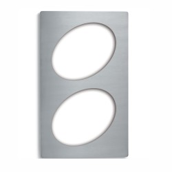 PUJADAS 8243214 PLANT BATERIA 2OVALES INOX