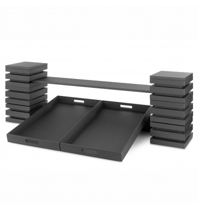 Soporte de Buffet Elevado - Conjunto de 2 Niveles para Bandejas 60x40 cm CUBIC