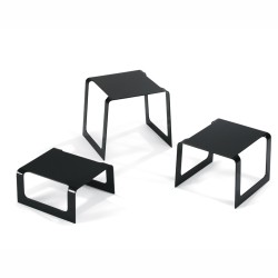 Juego de 3 Expositores Negro PUJADAS | Buffet|Alium Pro