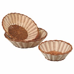 Cesta Redonda Pujadas P100820 |Borde Recto para Buffets Elegantes