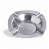 Cenicero cuadrado hondo de acero inoxidable. Dimensiones: 12,5x12,5 cm, altura 2,5 cm. PUJADAS P639000 (1 unidad)