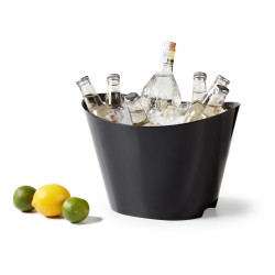 Cubitera Ovalada de Plástico Negro | Pujadas P988600 | Hostelería