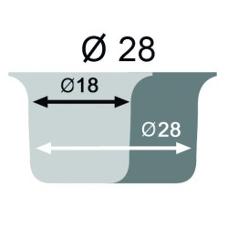 HERVIDOR EXTENSIBLE 28 CMS. LACOR 60348