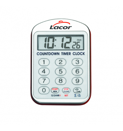 RELOJ DE COCINA CON ALARMA LACOR 60804