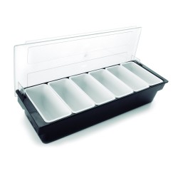 CONTENEDOR CONDIMENTOS 6 SECTORES 450 ML LACOR 61136