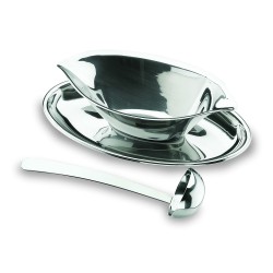 SERVIDOR SALSA "LUXE" C/CUCHARA INOX 18 LACOR 62424