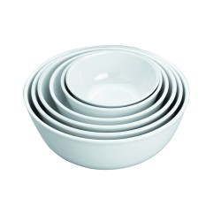 Bol redondo de melamina "LacorWhite". Dimensiones 11,8x5,1 cm. 30 cl. LACOR 62785 (10 unidades)