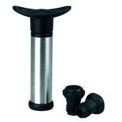 BOMBA MANUAL VACIO CON 2 TAPONES VINO LACOR 63033