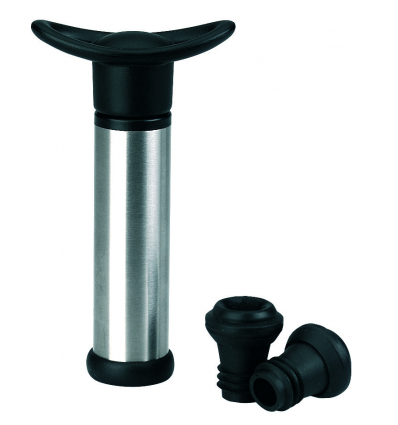 BOMBA MANUAL VACIO CON 2 TAPONES VINO LACOR 63033