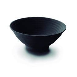 BOL REDONDO MELAMINA BLACK D.17X7 CM LACOR 63361