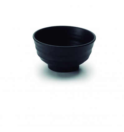 BOL REDONDO MELAMINA BLACK D.12X7.5 CM LACOR 63364