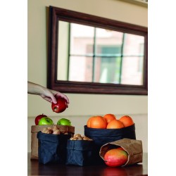 PANERA PAPEL LAVABLE MARRÓN 10X10X25 CM LACOR 63476