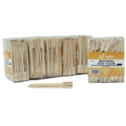 Brochetas de bambú de 10.5cm para pinchos y presentaciones