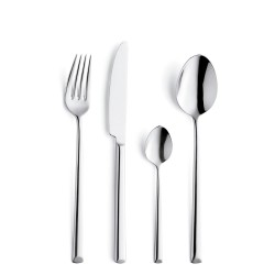 1 Cajas de  AMEFA METROPOLE -7437081  La caja se compone de  12 Cuchillos Postre Acero Inox 20,5Cm-2,5Mm