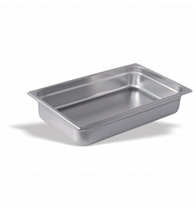 Six units of PUJADAS P120401 GN bucket 1/2 depth 4 cm stainless steel 18/10 2.2 l.