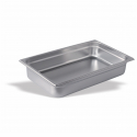 Six unités de PUJADAS P120401 Cubeta GN 1/2 profondeur 4 cm inox 18/10 2.2 l.