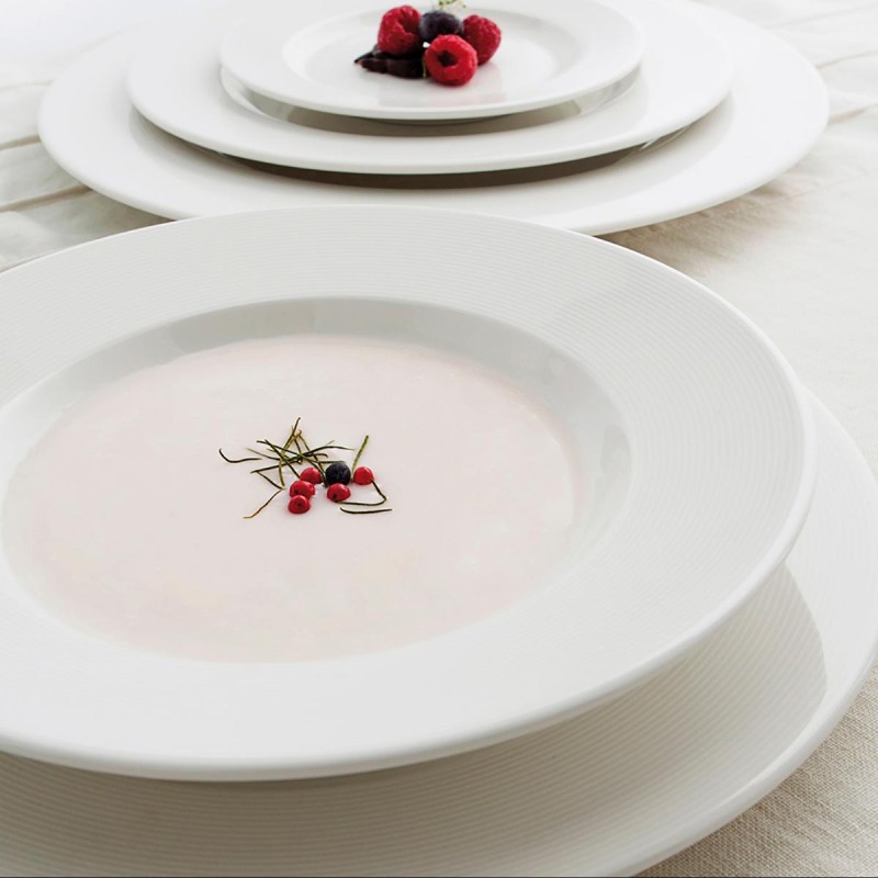 ARIANE ORBA - Plato Postre Porcelana 21Cm 7534057  -12 UNIDADES