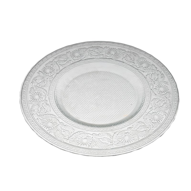 Coronet plato presentación cristal transparente 33 cm