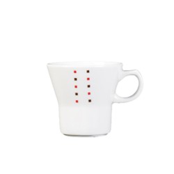 Taza de té porcelana Blanco decoración Totem Duoma 23 cl. 01170137 (6 unidades)