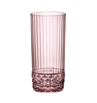 BORMIOLI 122155BB9121990 6 UNIDADES DE AMERICA VASO 20s COOLER LILAC ROSE CAPACIDAD 49 CC