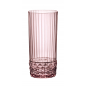 BORMIOLI 122155BB9121990 6 UNIDADES DE AMERICA VASO 20s COOLER LILAC ROSE CAPACIDAD 49 CC