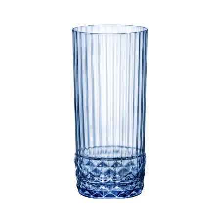 BORMIOLI 122154BB9121990 6 EINHEITEN VON AMERIKA GLAS 20S KÜHLER SAPHIR BL KAPAZITÄT 49 CC