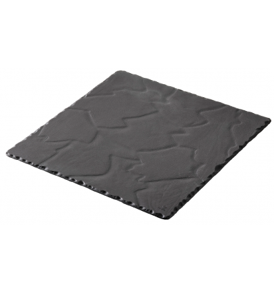 Revol 641004 basalt plato cuad.porcelana culinaria 25x25x0.7 cm