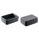 Revol 645825 solid mantequillera negra 10 cl 10.5x7.5x3.5 cm