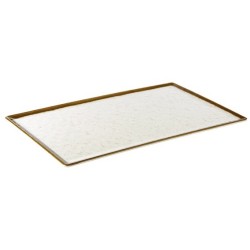 Bandeja melamina rectangular gastronorm GN 1/3 Stone Art. Dimensiones: 17,6 x 32,5 cm h 1,5 cm. APS 84519 (1 unidad)