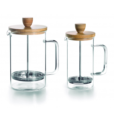 CAFETERA FRANCESA P/3 TAZAS C/TAPA MADERA. 35 CL. LACOR 62163