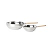 100X100 CHEF 1 unité/es de P/64920 Wok Mini Inox XL Ø 15 x 6 cm 650 ml Stainless Steel