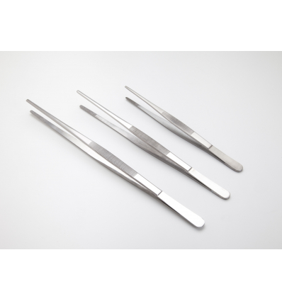 Pinza larga de acero inoxidable 20cm P/34014 100% CHEF 1 unidad