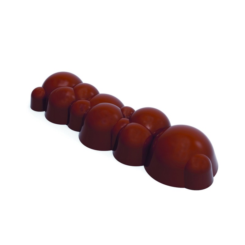 100X100 CHEF 1 unit(s) of 60/1203 Chokolate Forms Bubbles 14 x 4 x 2 cm - 69 ml (tot. 207 ml) PET
