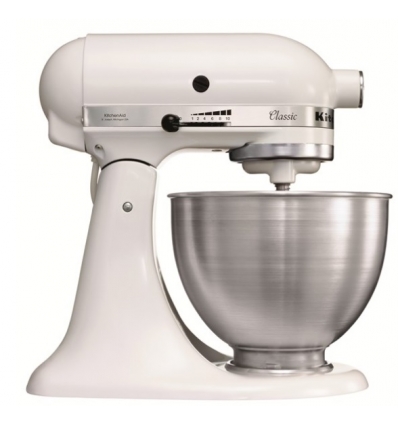 RIVER KITCHEN AID 5K45SSEWH ROBOT DE COCINA CLASSIC BLANCO .4,28 L. 275 W. 4 ACCE