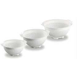 ARAVEN 01083 BOL ESCURRIDOR REDONDO POLIPROPILENO BLANCO  Ø28X12.3 CM