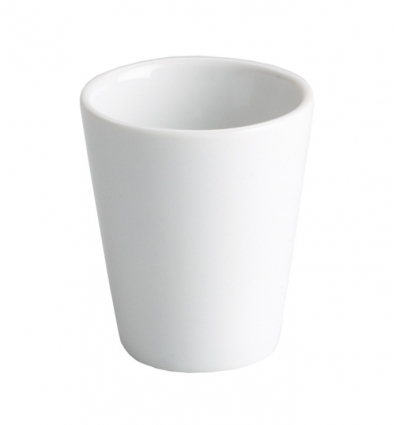 Vaso de chupito mini porcelana Blanco Ming Ventana 5X6 CM 6CL. B1439 (6 unidades)