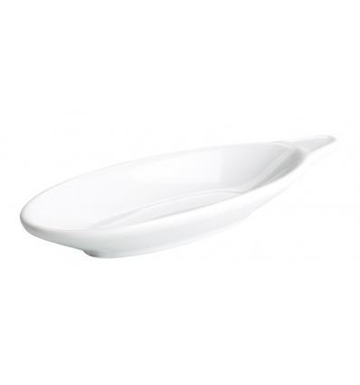 Rabanera con lengüeta porcelana Blanco Ming Ventana 16.5X6.5X2 CM. B1612 (12 unidades)