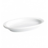 Rabanera Ovale Porcelaine White Ming Fenêtre 16.5x9.5x2 cm. B2136V (6 unités)