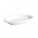 Rabanera oval porcelana Blanco Ming Ventana 14X8.5X1.5 CM. B2137V (6 unidades)