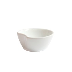 Bol / salsera mini porcelana Blanco Ramses Ming Ventana 7x3cm. B2639R (12 unidades)