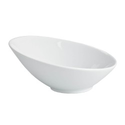 Bol mini inclinado porcelana Blanco apilable Ming Ventana 9.5x4.5cm. B4148R (12 unidades)