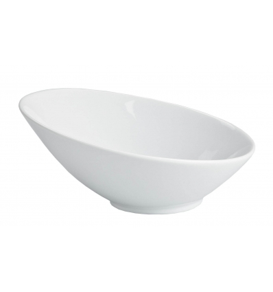 Bol mini inclinado porcelana Blanco apilable Ming Ventana 9.5x4.5cm. B4148R (12 unidades)